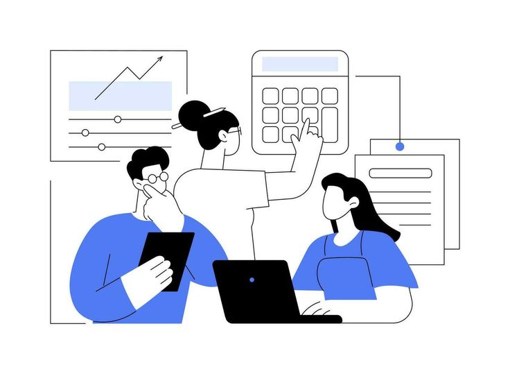 Ilustración de Servicios contables y tributarios